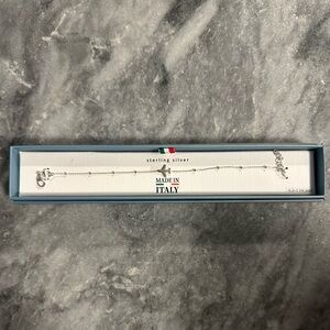 Mis Fiore Sterling Silver Airplane Bracelet